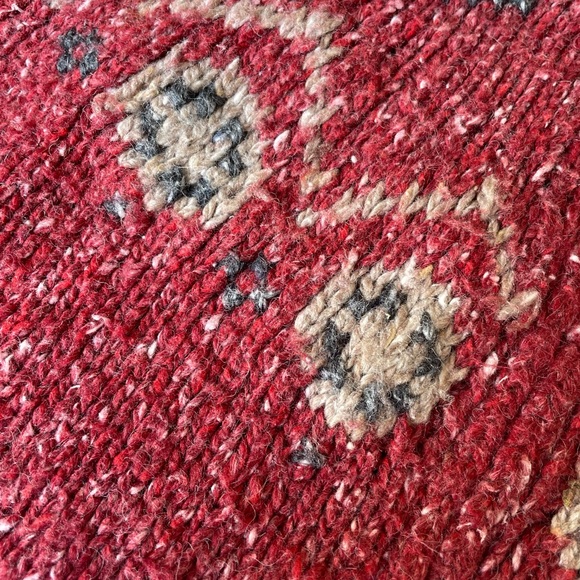 One in One Two-Way Zipper Wool Knit Jacket Size Small - Picture 6 of 12